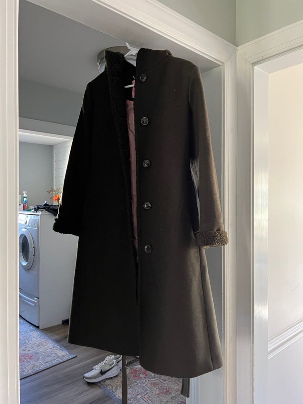 kate spade Brown Coat with Pink Label
